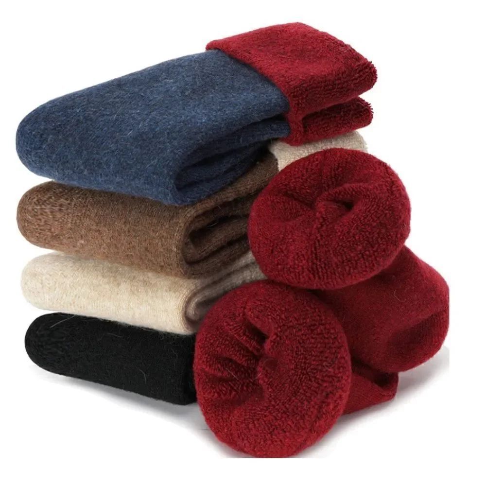 Warm wool winter socks